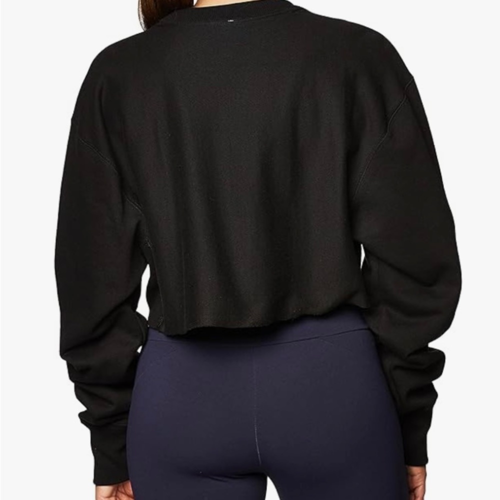 Champion Cropped Reverse Weave Sweatshirt worn once